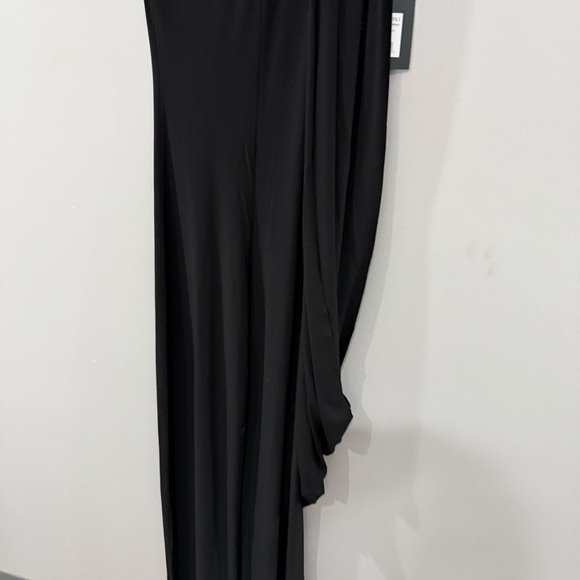 NWT Norma Kamali Jumpsuit Sleeveless Draped in Black - Picture 7 of 9